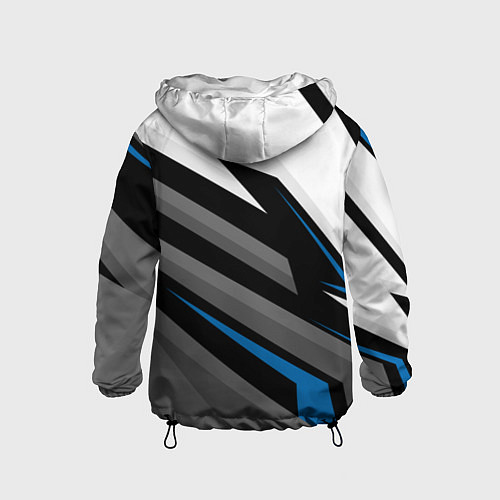 Детская ветровка Lixiang - синий спорт / 3D-Черный – фото 2