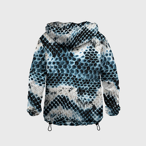 Детская ветровка Из кожи змеи / 3D-Черный – фото 2