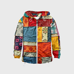 Детская ветровка Пэчворк из ярких тканей