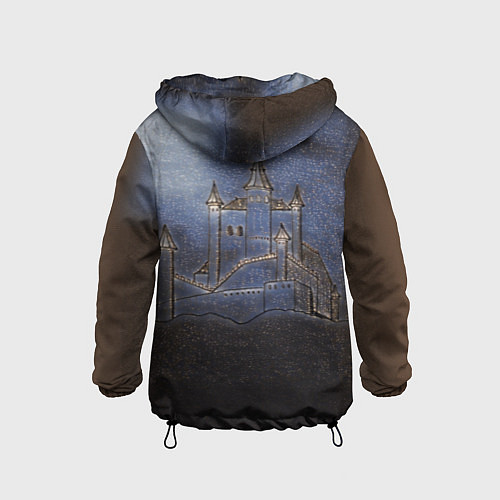 Детская ветровка Замок принцессы / 3D-Черный – фото 2