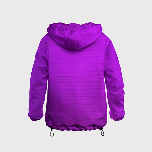 Детская ветровка Градиент сиреневый металл / 3D-Черный – фото 2