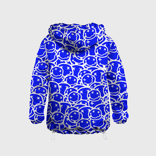 Детская ветровка Nirvana logo blue / 3D-Белый – фото 2