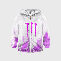Детская ветровка Monster energy neon flame