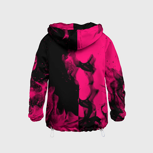 Детская ветровка Monster energy fire pink / 3D-Белый – фото 2