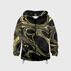 Детская ветровка Разводы в виде кругов и линий - текстура