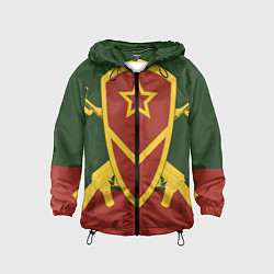 Детская ветровка Мотострелковые войска: герб со щитом