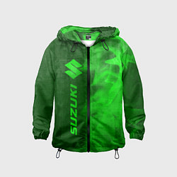 Детская ветровка Suzuki - green gradient по-вертикали