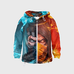 Детская ветровка Mortal Kombat - Саб-зиро и Скорпион