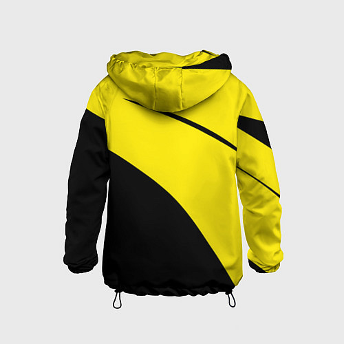 Детская ветровка Football жёлто-чёрный двуцветный / 3D-Черный – фото 2