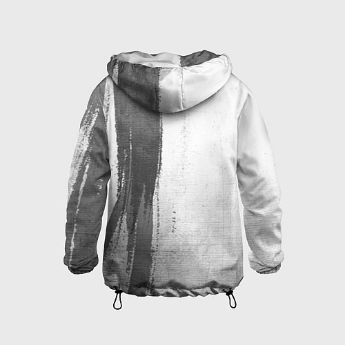 Детская ветровка Mini - white gradient по-вертикали / 3D-Черный – фото 2