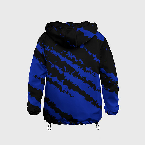 Детская ветровка The color is black and blue / 3D-Черный – фото 2