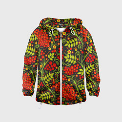 Детская ветровка Красная рябина хохлома