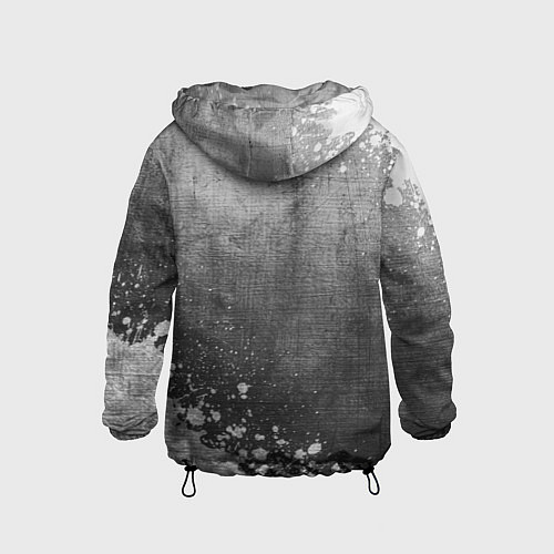 Детская ветровка Lazio - grey gradient вертикально / 3D-Черный – фото 2