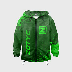 Детская ветровка Zotye - green gradient вертикально