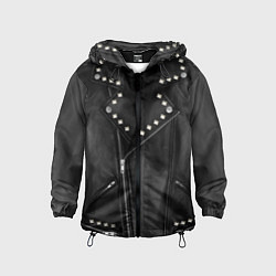 Детская ветровка Кожаная косуха с клепками