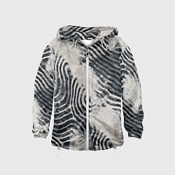 Детская ветровка Текстура гранж - абстрактные линии