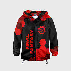 Детская ветровка Final Fantasy - red gradient вертикально