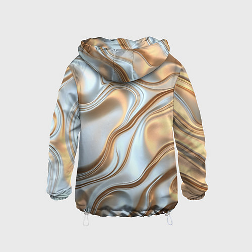 Детская ветровка Жидкое белое золото / 3D-Белый – фото 2