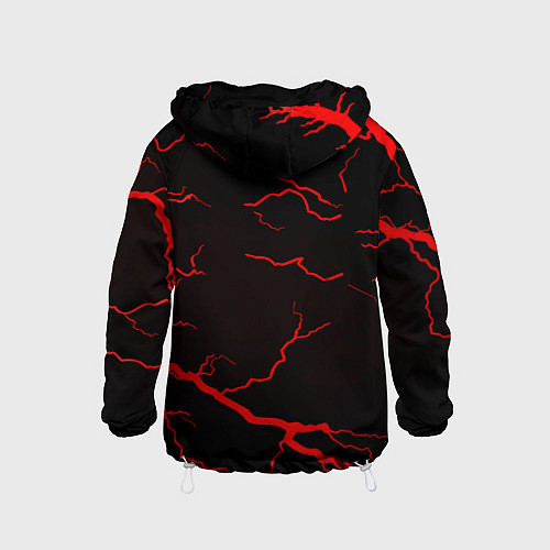Детская ветровка BMW storm red color / 3D-Белый – фото 2