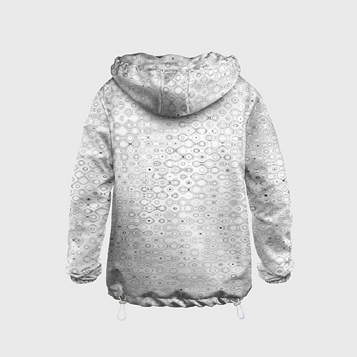 Детская ветровка Белый с абстрактным узором / 3D-Белый – фото 2
