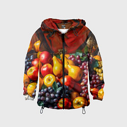 Детская ветровка Фруктовый натюрморт