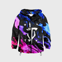 Детская ветровка Doom flame neon