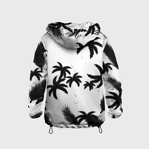 Детская ветровка Monster energy пальмы / 3D-Черный – фото 2