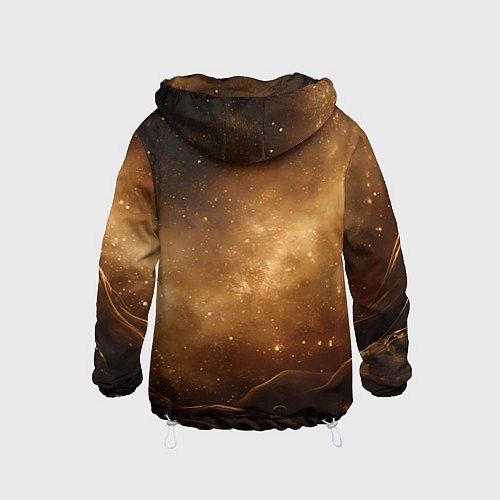 Детская ветровка Песочный фон со звездами / 3D-Белый – фото 2