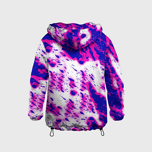 Детская ветровка Monster energy краски гранж / 3D-Черный – фото 2