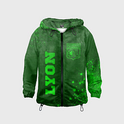 Детская ветровка Lyon - green gradient вертикально