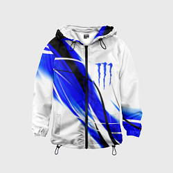 Детская ветровка Monster energy линии абстракции