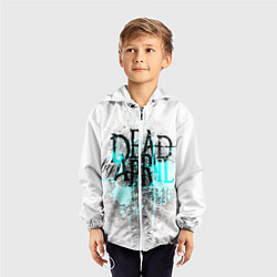 Ветровка с капюшоном детская Dead by april краски, цвет: 3D-белый — фото 2