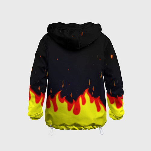 Детская ветровка BMW огненный / 3D-Белый – фото 2