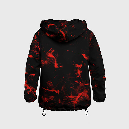 Детская ветровка Color red black / 3D-Черный – фото 2