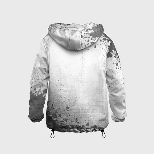 Детская ветровка Infiniti - white gradient вертикально / 3D-Черный – фото 2