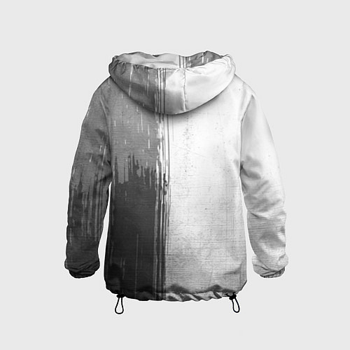 Детская ветровка Fiat - white gradient по-вертикали / 3D-Черный – фото 2