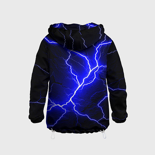 Детская ветровка Color blue black / 3D-Белый – фото 2