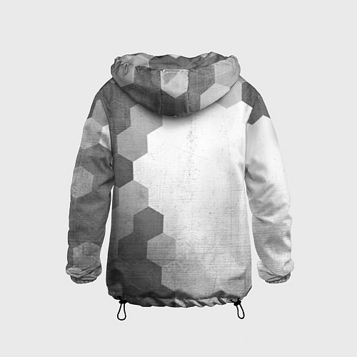 Детская ветровка JAC - white gradient по-вертикали / 3D-Черный – фото 2