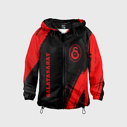 Детская ветровка Galatasaray - red gradient вертикально