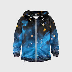 Детская ветровка Синяя текстура бокке