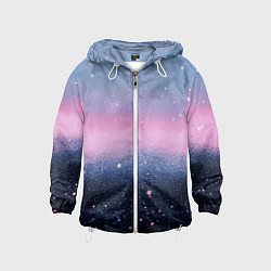 Детская ветровка Восход с блестками - текстура