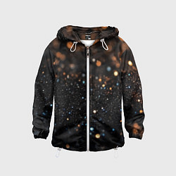 Детская ветровка Черный текстурный фон