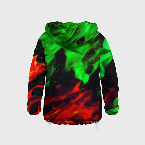 Детская ветровка Monster energy огонь лого / 3D-Белый – фото 2