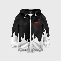 Детская ветровка Monster energy red logo