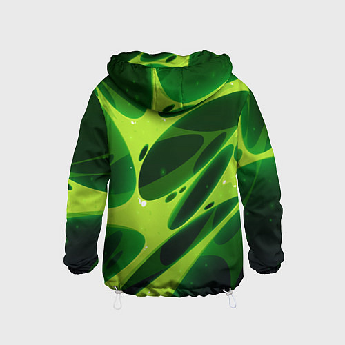 Детская ветровка Color green light green / 3D-Белый – фото 2