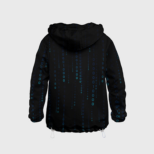 Детская ветровка Color black blue / 3D-Белый – фото 2