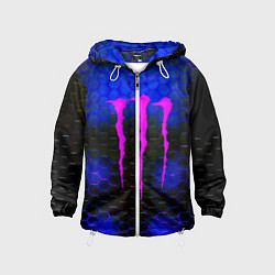 Детская ветровка Monster energy неоновая броня