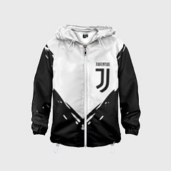 Детская ветровка Juventus geometry black