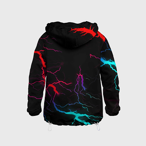 Детская ветровка Real Madrid neon storm / 3D-Белый – фото 2