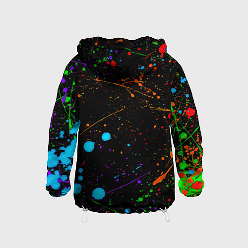 Детская ветровка Borussia neon splash / 3D-Белый – фото 2